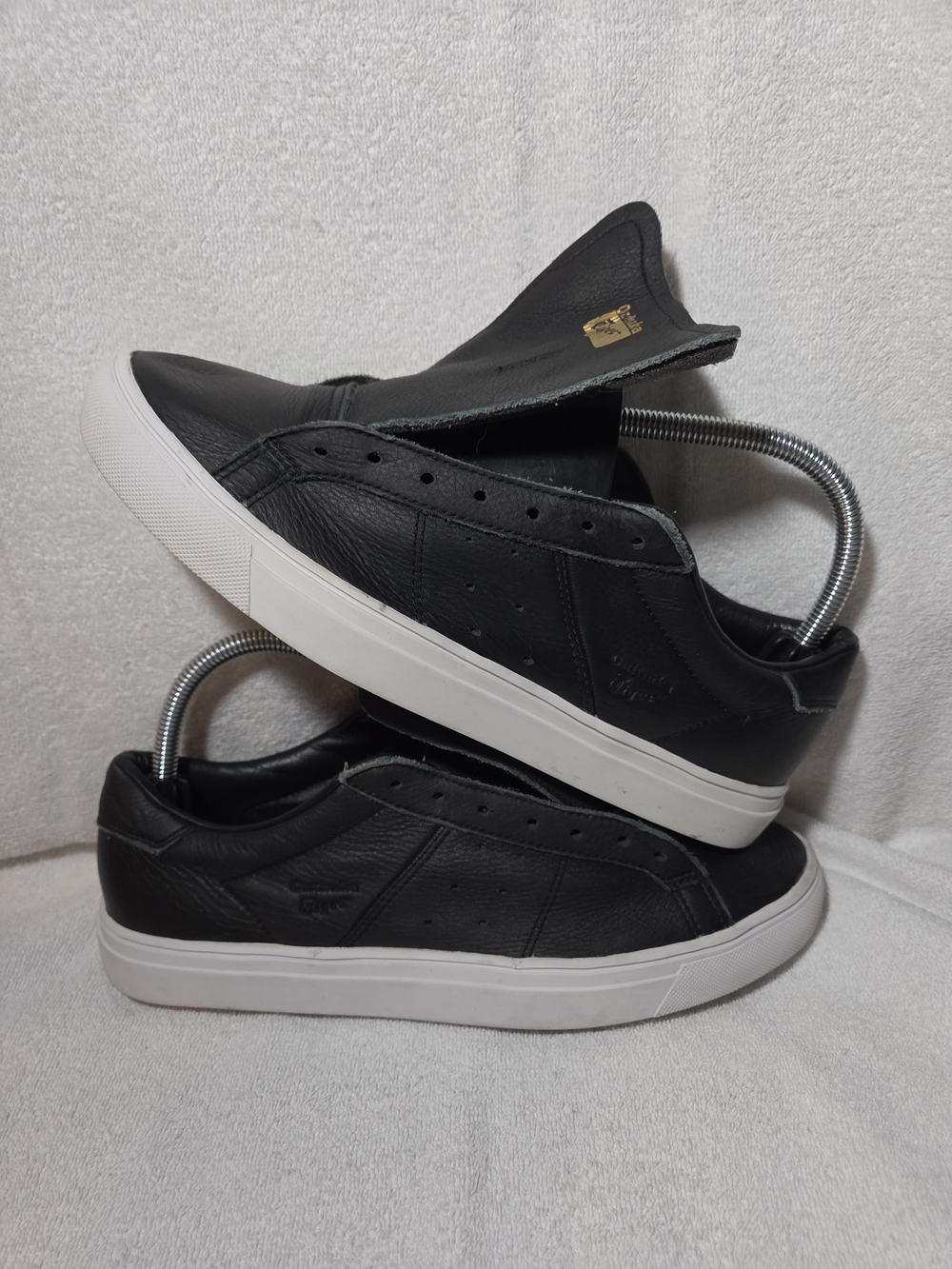 Onitsuka Tiger Lawnship 2.0, Black Leather Mens 7/women's 8.5, Retail 150